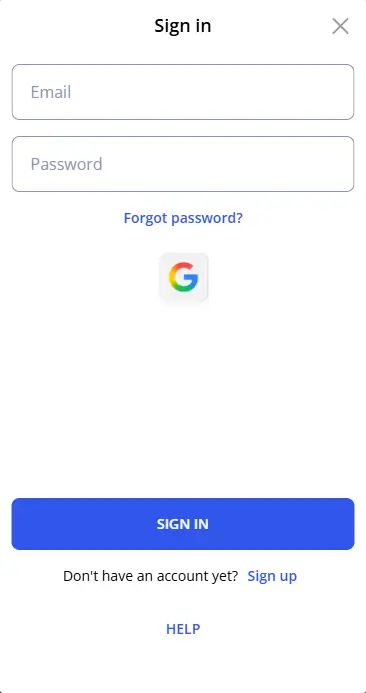 Sign in